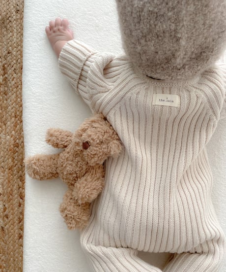即納lala lib knit rompers