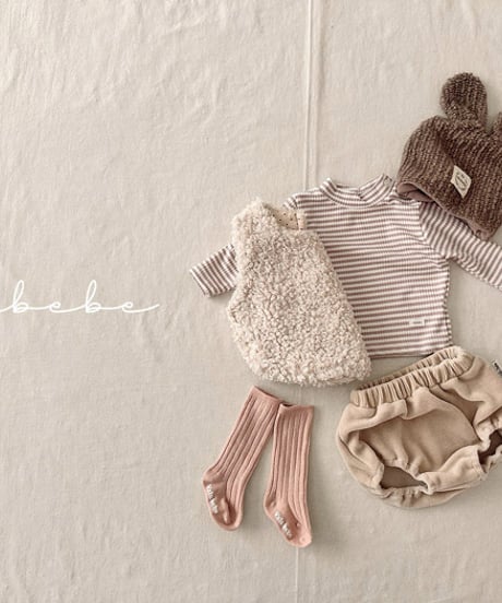 即納 valubebe Baby sheep vest(bebe)