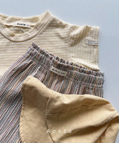 即納aosta cool linen pants