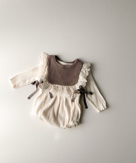 即納peekaboo thermal ribbon bib