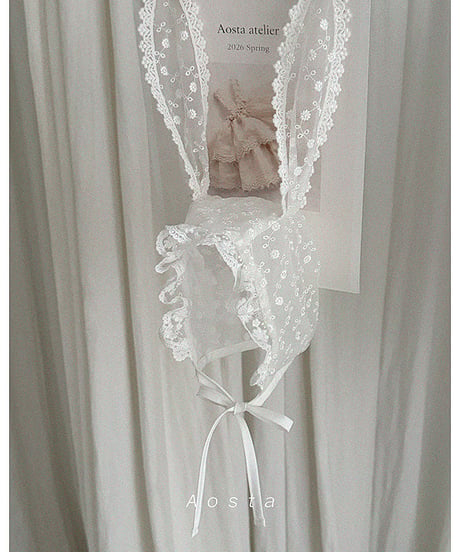 即納 aosta Lace rabbit hat
