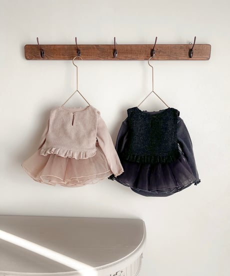 即納volume tulle rompers