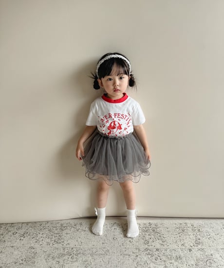 即納tulle skirt pants