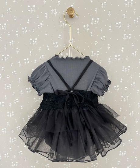 即納  Knit Bustier