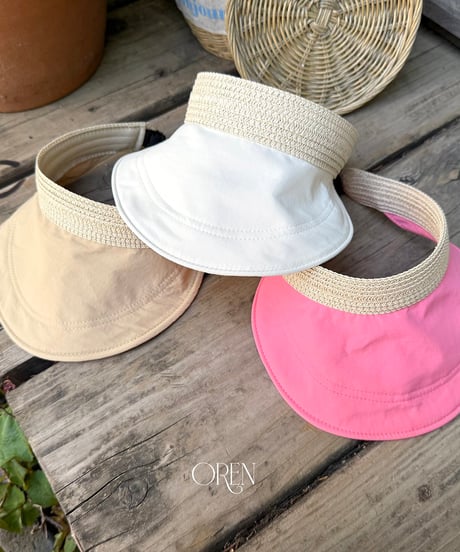 予約 OREN Solea Soft Brim Sun Cap