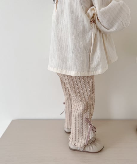 即納 Lace boots cut pants