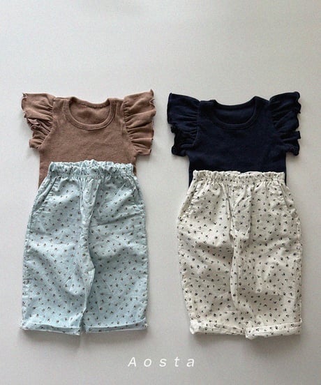 一部即納 aosta Angel frill tee