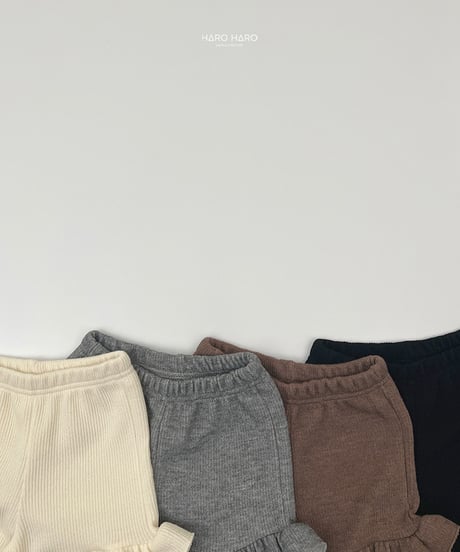 即納 HAROHARO Browny prill pants