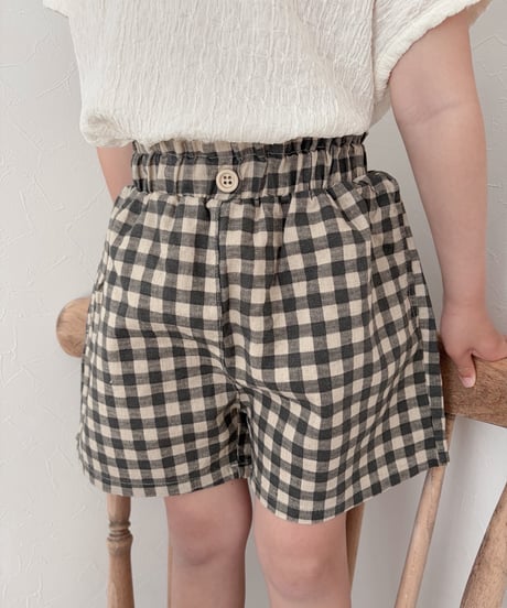 即納 nunubiel check pants