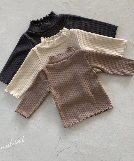 即納 nunubiel Lydia Turtleneck Tee