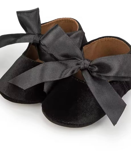 即納ribbon satin shoes