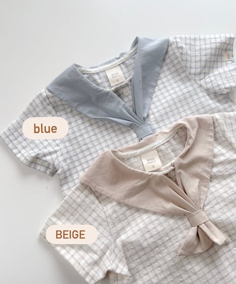 即納 bebeholic Sailor Marine blouse