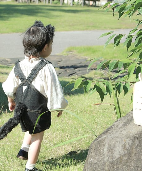 即納jeje short  salopette