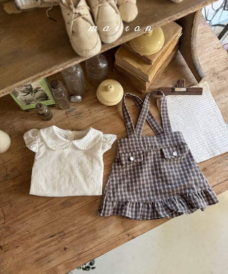 即納 marron Daisy skirt
