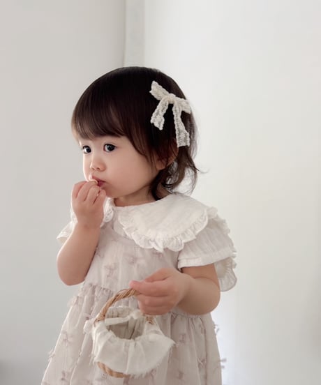 即納 mini frill collar blouse