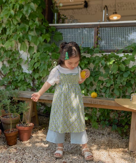 予約 OREN Rosera Smock Strap Dress