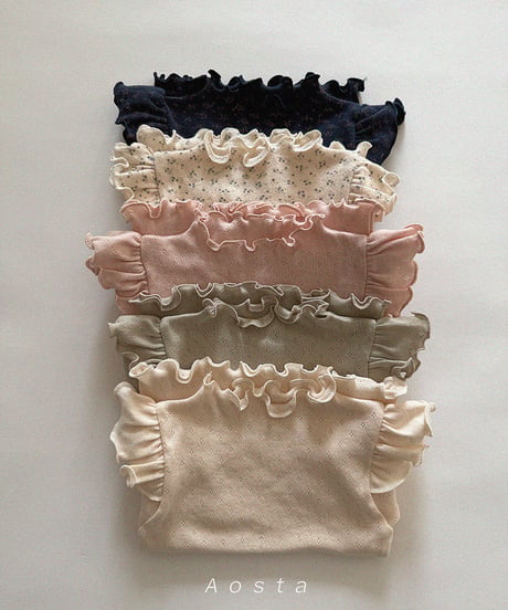 即納aosta Angel Frill Tee