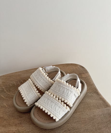 一部即納fringe sandal