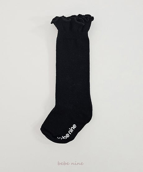 即納bebe nine frill half socks set