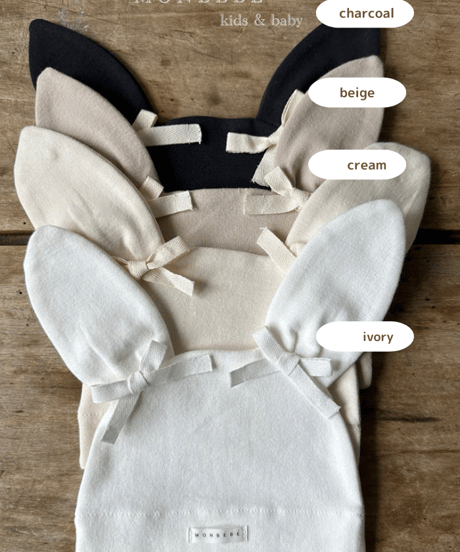 即納 monbebe  bunny beanie