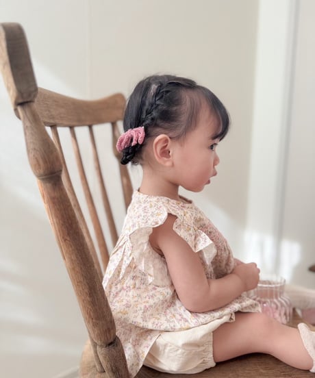 即納shirring frill blouse