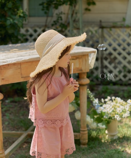 予約 OREN Serenne Raffia Sun Hat