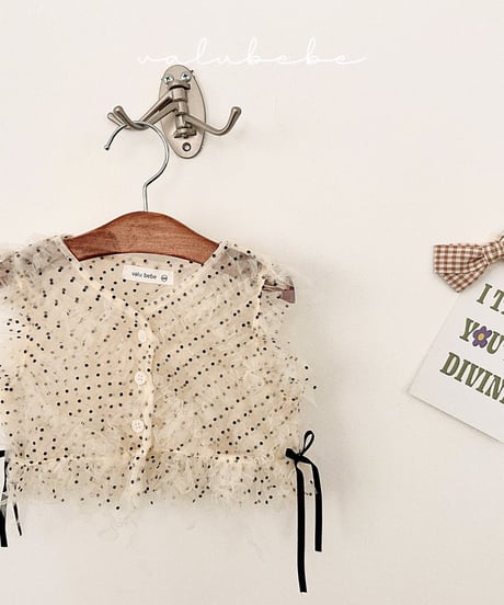 即納Dot Ruffle Bustier