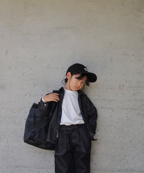 即納faux leather ruck sack