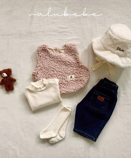 即納 valubebe Baby sheep vest(bebe)