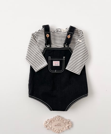 即納monbebe Monde suspender suit