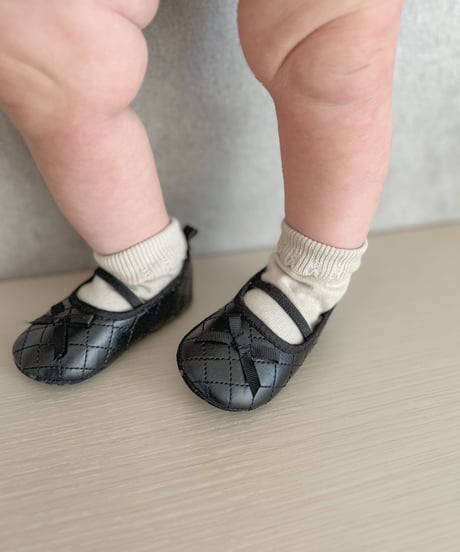 即納quilting  ballet shoes