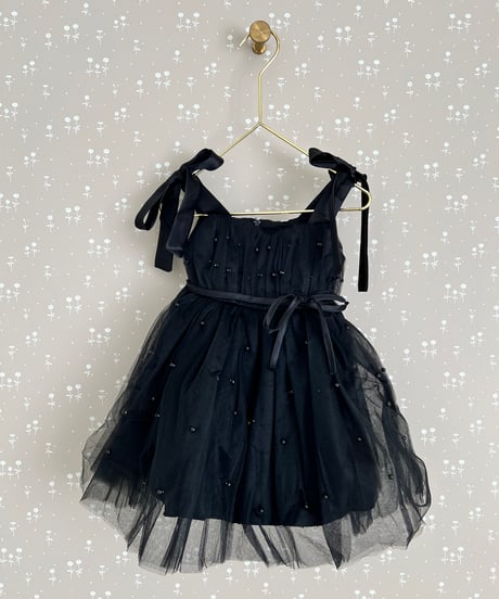 即納black ribbon dress