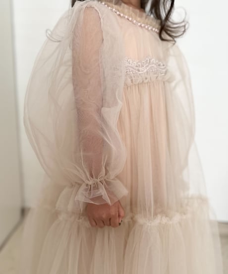 即納classical chiffon dress