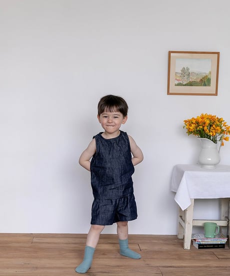 即納Daily denim set
