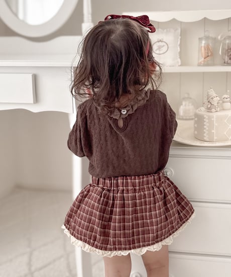 即納mimi market Lace short vacation skirt