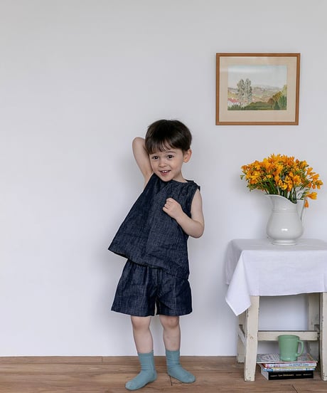 即納Daily denim set