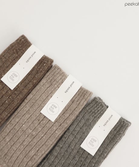 即納wool socks set