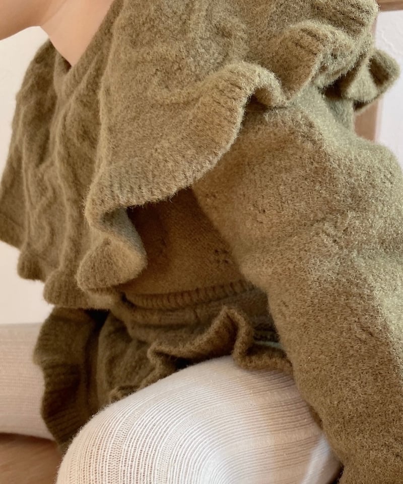 eimy istoire - petit frill knit ♡ JILTU  1サイズ【期間限定値下げ】 eimy istoire - petit frill knit ♡ JILTU 1サイズ【期間限定