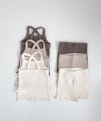即納back cross camisole set up