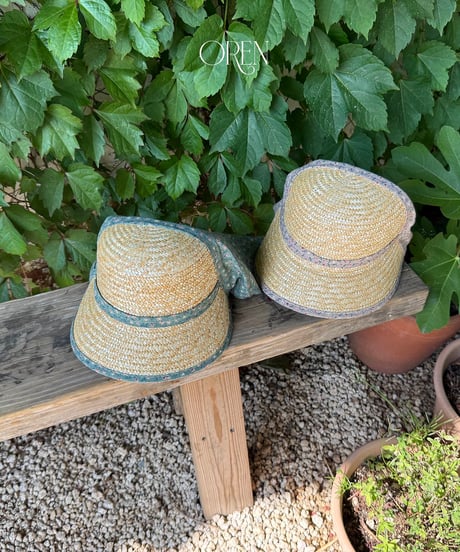 予約 OREN Soleil Scarf Straw Hat