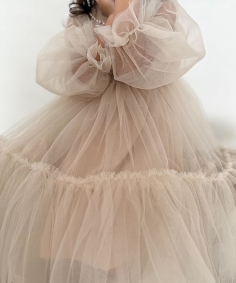 即納classical chiffon dress
