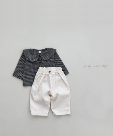 即納tuck pants
