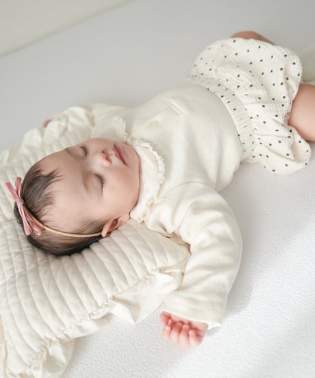 即納 mon petit bebe Emma collar tee
