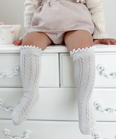 即納openwork  high socks  set