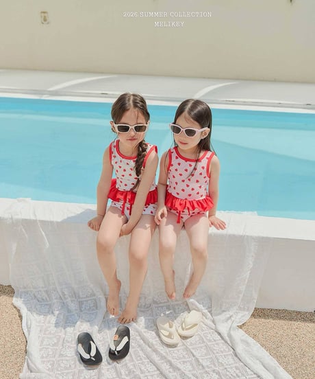 予約 melikey Berry Swim Set