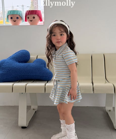 予約Elly Molly Sky frill skirt
