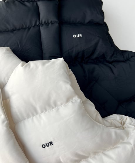即納OUR down vest