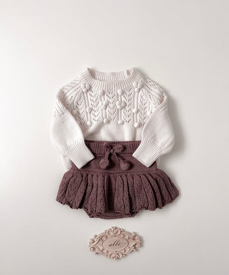 即納pokopoko  knit