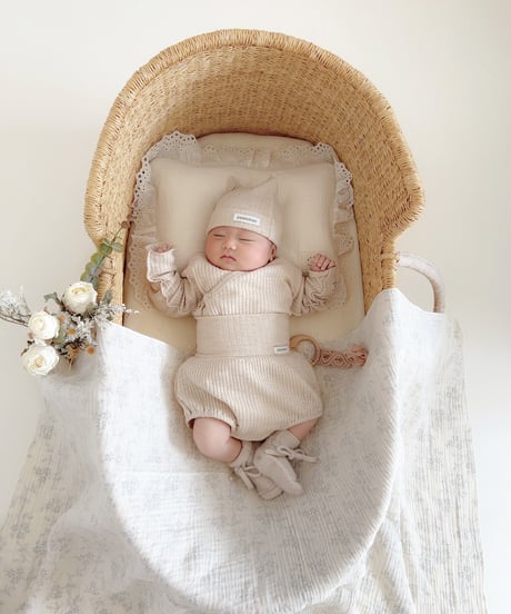 即納 newborn neko bonnet  set