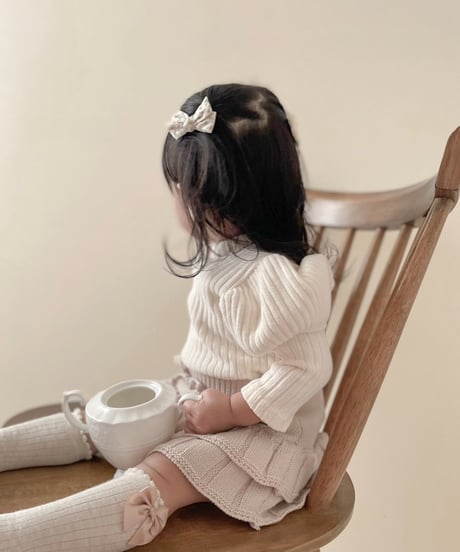 即納knit skirt